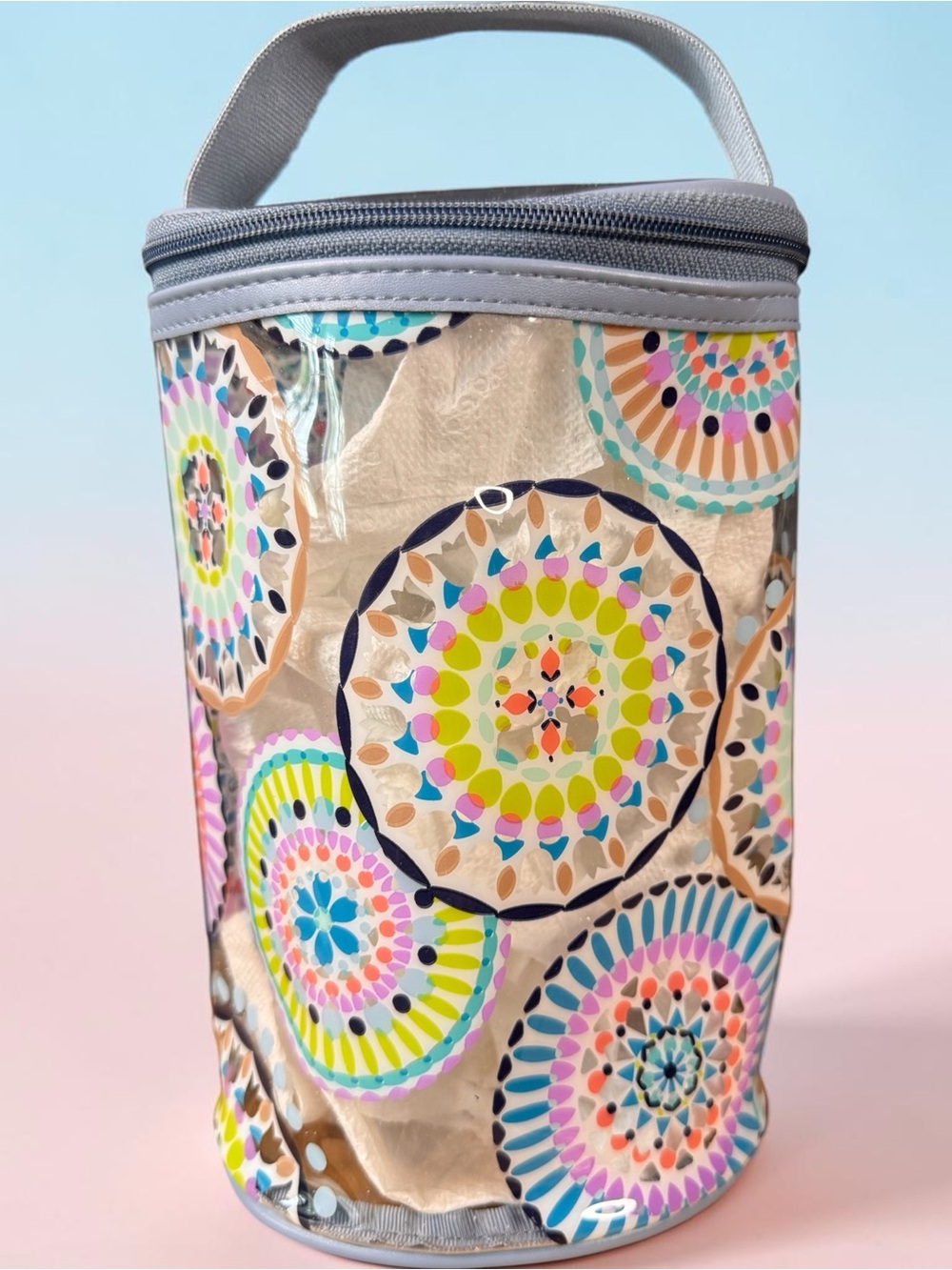 Vera Bradley Travel Lotion and Toiletry Vinyl Bag